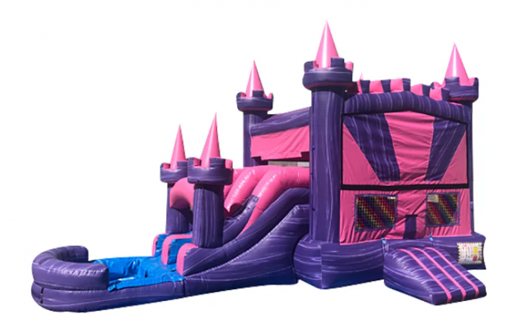 25 FT PRINCESS CASTLE DRY COMBO WITH BUMPER